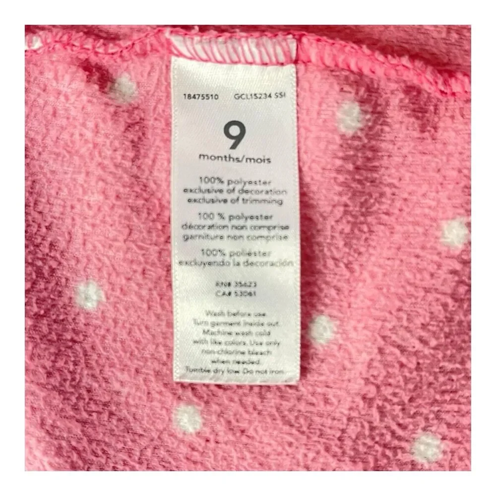 Carter One Piece Footie Pjs Pajamas Set Of 2 Pink Spotted Bear Gray Penguin